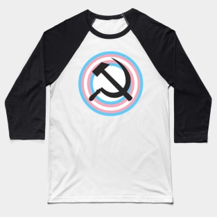 Trans Pride Communist Baseball T-Shirt